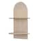 American Art Decor Lunar Ledges Wall shelf in Brown - 23.75" x 14"
